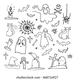 halloween card. vector illustration