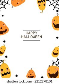 Halloween Card.Halloween concept.Halloween cute design