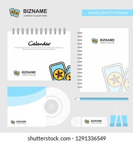 Halloween cards  Logo, Calendar Template, CD Cover, Diary and USB Brand Stationary Package Design Vector Template