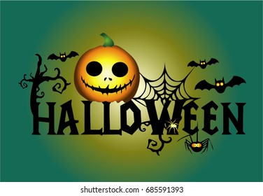 Halloween cartoon