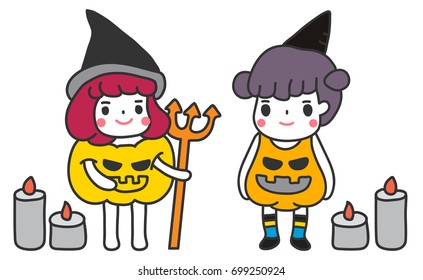 Halloween Cartoon.