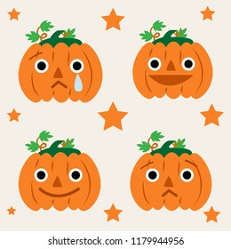 Halloween Cartoon character with lovely costumes vector 