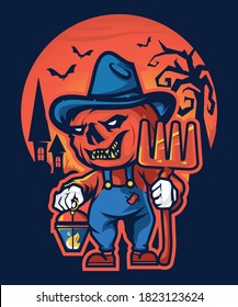 Halloween Cartoon Character  Portrait Usable