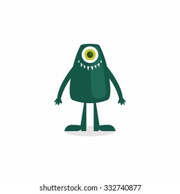 Halloween Cartoon Character Vector Template