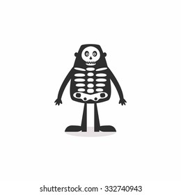 Halloween Cartoon Character Vector Template