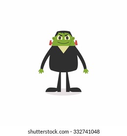 Halloween Cartoon Character Vector Template