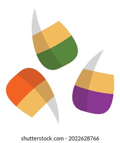 Halloween Cartoon Icon Character Flat Style