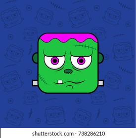 Halloween Cartoon icon Pattern