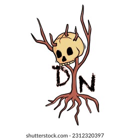 Halloween cartoon illustration, editable vector file for all your graphic need