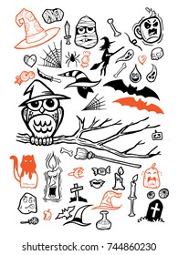 Halloween cartoon images can be used in presentations.