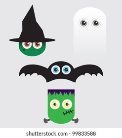 Halloween Cartoon Vectors