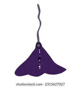 halloween cartoon witch hat, broom, bone, skull cute hand drawing. , Hand drawn for card, background, planner, fabric, pattern, wedding card, Happy halloween,invitation,greeting,decoration.