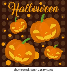 Halloween cartoons card