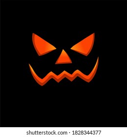  Halloween carved pumpkin flat vector icon and wallpapers