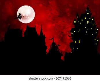 Halloween Castle background