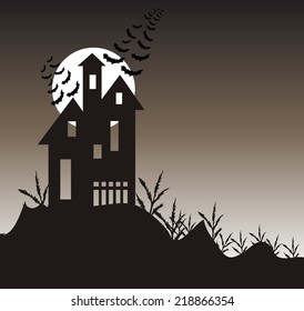 Halloween Castle Background