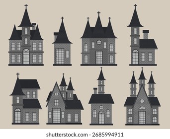 Castillo de Halloween, Elementos de decoración de Halloween