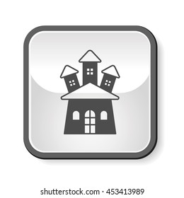 halloween castle icon