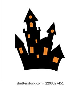 Halloween castle with HALLOWEEN theme