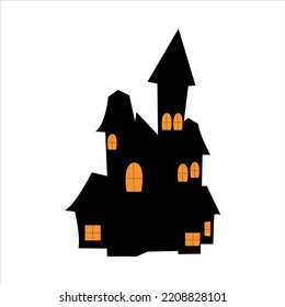 Halloween castle with HALLOWEEN theme