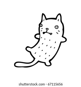halloween cat cartoon