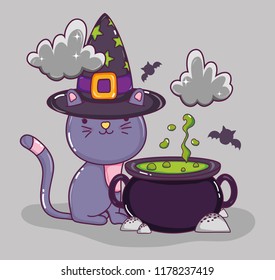 Halloween cat cartoons