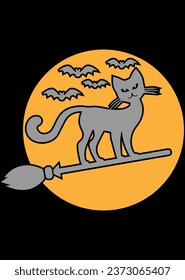 
Halloween Cat design eps cut file for cutting machine