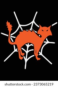 
Halloween Cat eps cut file for cutting machine