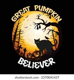 halloween cat with patches for t-shirts and other uses