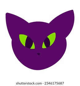 halloween cat scary color cute icon element