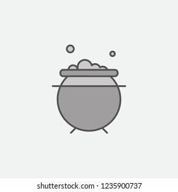 Halloween cauldron colored icon. One of the Halloween collection icons for websites, web design, mobile app