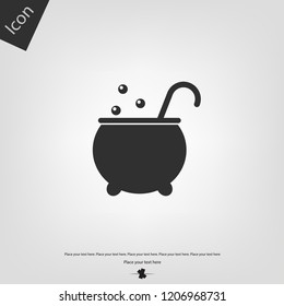 Halloween cauldron icon