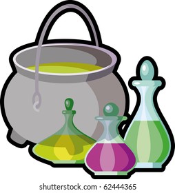 halloween cauldron potion