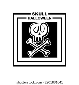 Halloween celebration day in a simple illustration