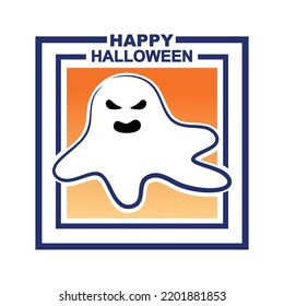 Halloween celebration day in a simple illustration