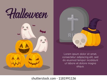 Halloween celebration design