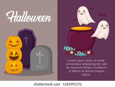 Halloween celebration design