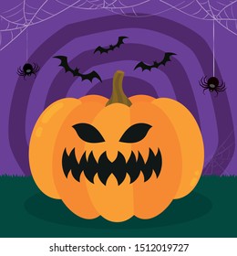 Halloween Celebration Fun Party. Halloween pumpkin 