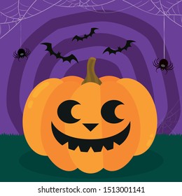Halloween Celebration Fun Party. Halloween pumpkin 