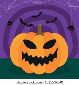 Halloween Celebration Fun Party. Halloween pumpkin 