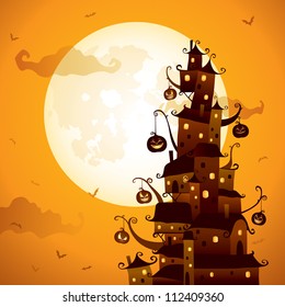 Halloween celebration in the town.