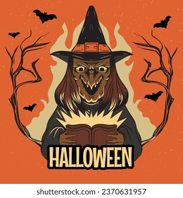 halloween celebration vector design illustration
