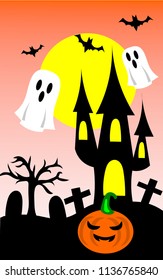 Halloween celebration vector,Holiday theme.