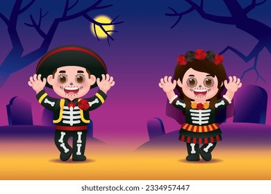 Halloween Celebrations with Classic Costumes in Adorable Mode