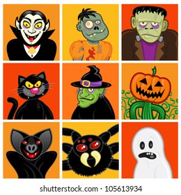 Halloween Character Avatars