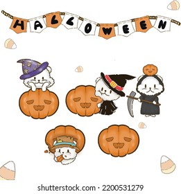 halloween character bear cute cartoon wallpaper background  icon