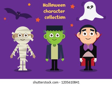 Halloween character collection