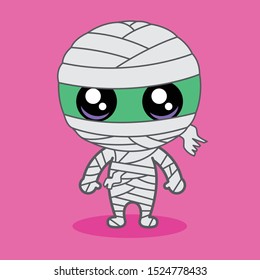 Halloween character collection - Kawaii Mummy