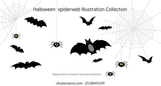 Coleção de Caracteres de Halloween. Preparando-se para uma festa de Halloween