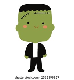 Halloween character costumes for kids -pumpkin vector